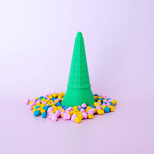PLAY SENSE | ECO ICE CREAM CONE - GREEN by PLAY SENSE - The Playful Collective