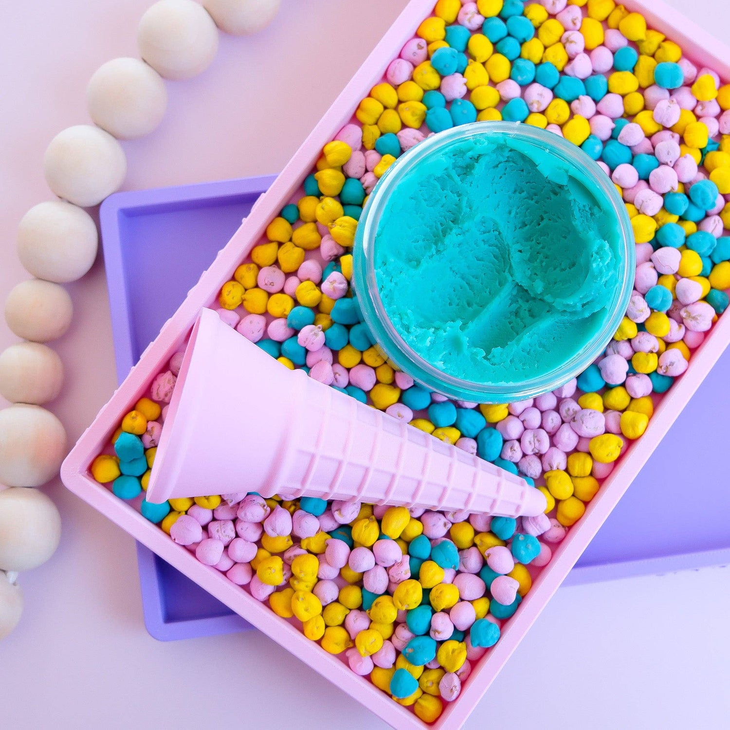 PLAY SENSE | ECO ICE CREAM CONE - GREEN by PLAY SENSE - The Playful Collective