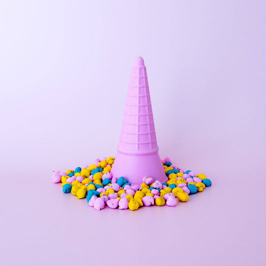 PLAY SENSE | ECO ICE CREAM CONE - PINK by PLAY SENSE - The Playful Collective