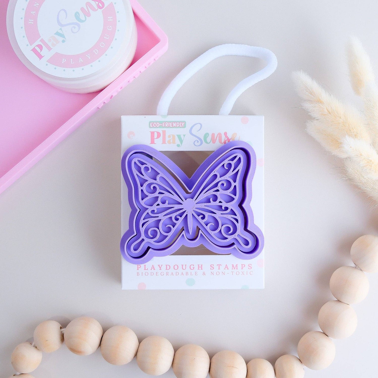 PLAY SENSE | ECO PLAYDOUGH STAMP - BUTTERFLY ONE by PLAY SENSE - The Playful Collective