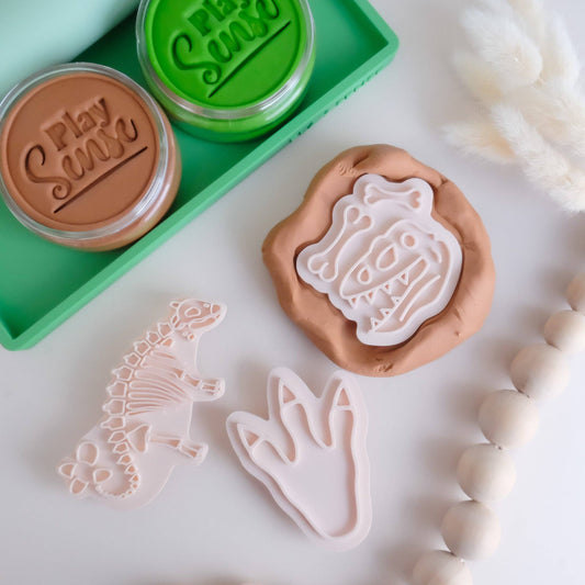 PLAY SENSE | ECO PLAYDOUGH STAMP - DINOSAUR FIVE by PLAY SENSE - The Playful Collective