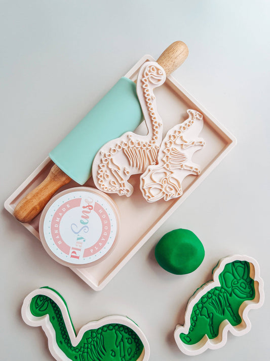 PLAY SENSE | ECO PLAYDOUGH STAMP - DINOSAUR SIX by PLAY SENSE - The Playful Collective