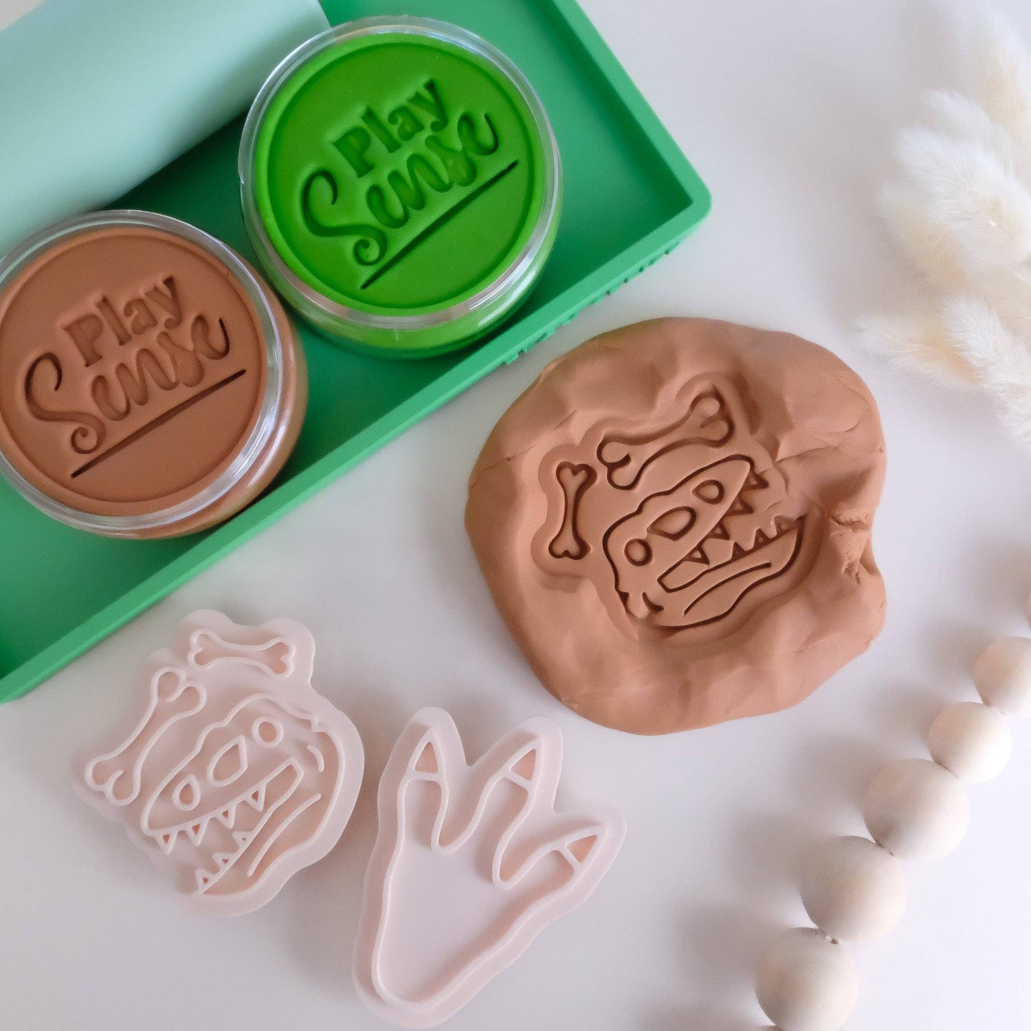 PLAY SENSE | ECO PLAYDOUGH STAMP - DINOSAUR THREE by PLAY SENSE - The Playful Collective