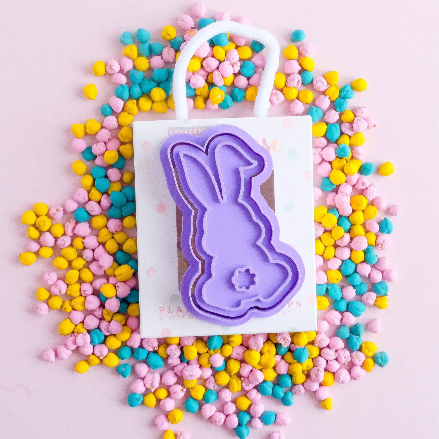 PLAY SENSE | ECO PLAYDOUGH STAMP - EASTER BUNNY COTTON TAIL (EASTER COLLECTION) by PLAY SENSE - The Playful Collective
