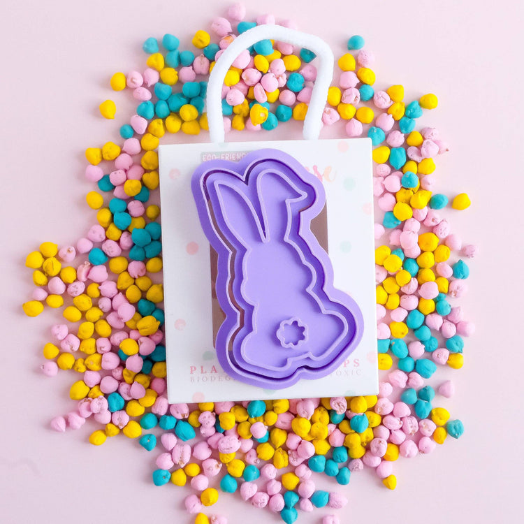 PLAY SENSE | ECO PLAYDOUGH STAMP - EASTER BUNNY COTTON TAIL (EASTER COLLECTION) by PLAY SENSE - The Playful Collective