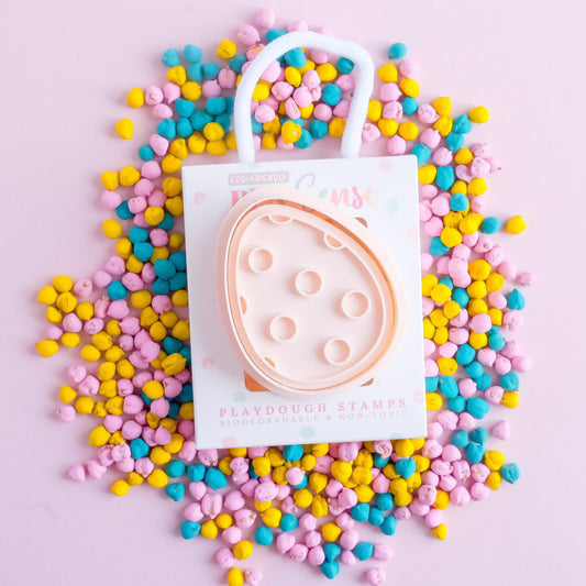 PLAY SENSE | ECO PLAYDOUGH STAMP - EASTER EGG DOTS (EASTER COLLECTION) by PLAY SENSE - The Playful Collective