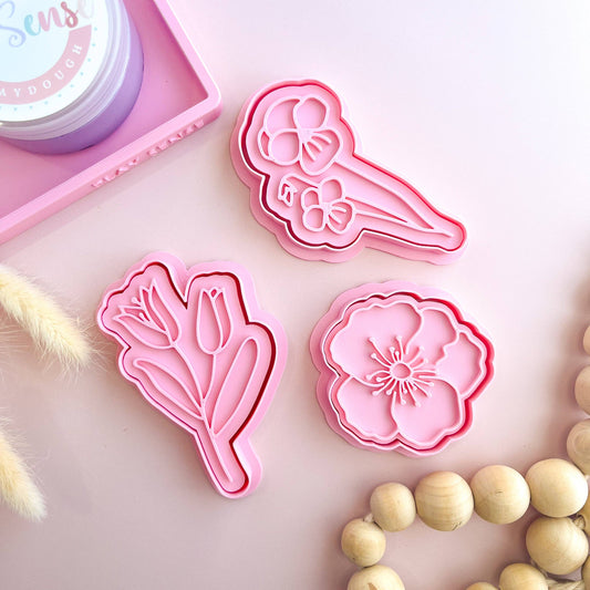 PLAY SENSE | ECO PLAYDOUGH STAMP - FLOWER TWO by PLAY SENSE - The Playful Collective