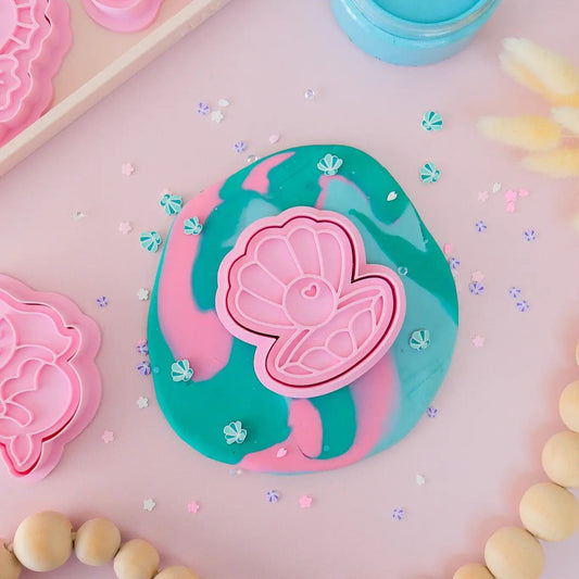 PLAY SENSE | ECO PLAYDOUGH STAMP - MERMAID 2 by PLAY SENSE - The Playful Collective