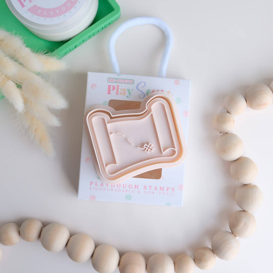 PLAY SENSE | ECO PLAYDOUGH STAMP - PIRATE MAP by PLAY SENSE - The Playful Collective