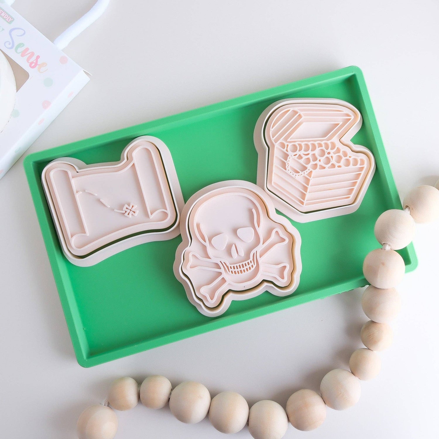 PLAY SENSE | ECO PLAYDOUGH STAMP - PIRATE SKULL by PLAY SENSE - The Playful Collective