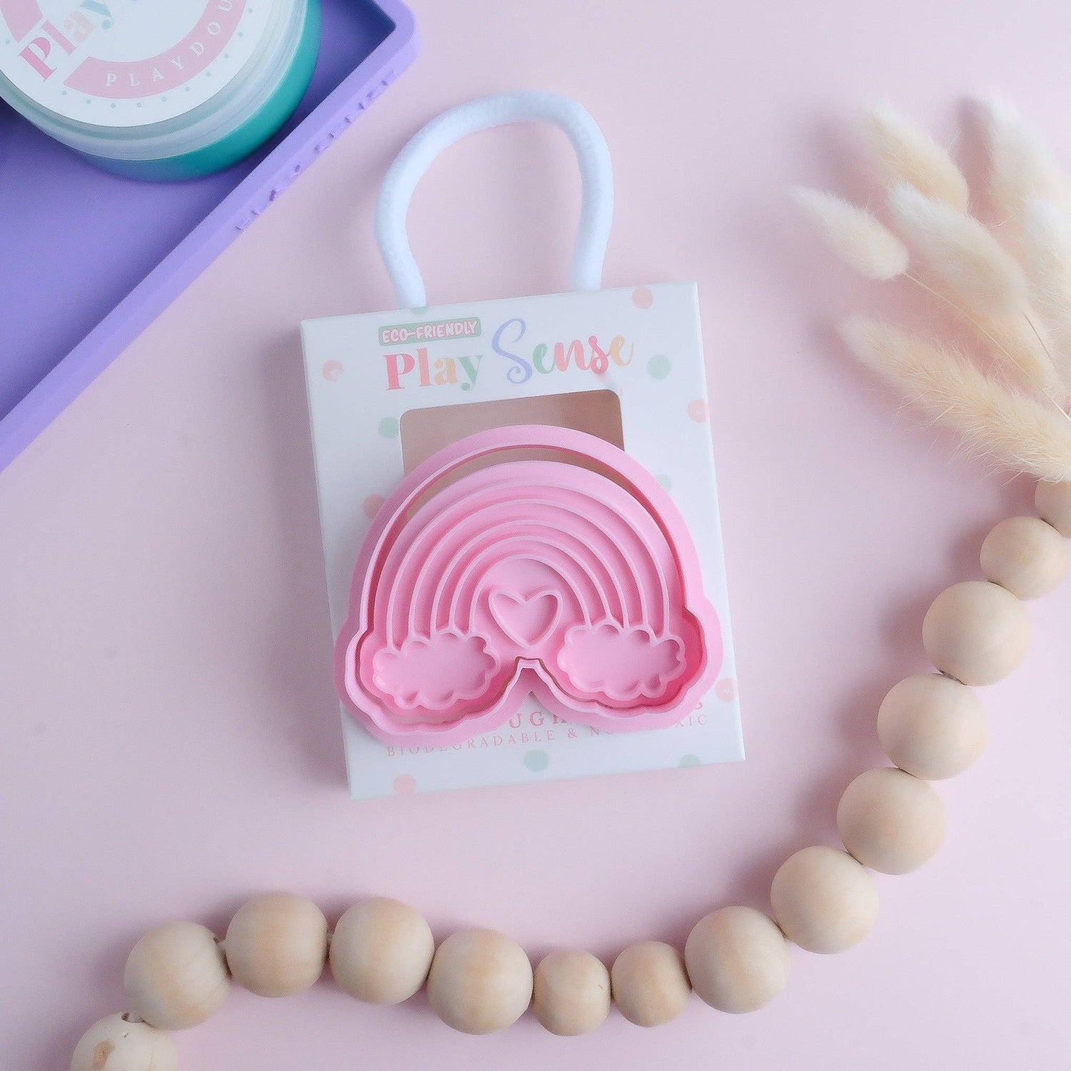 PLAY SENSE | ECO PLAYDOUGH STAMP - RAINBOWS TWO by PLAY SENSE - The Playful Collective