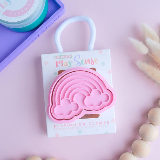 PLAY SENSE | ECO PLAYDOUGH STAMP - RAINBOWS TWO by PLAY SENSE - The Playful Collective