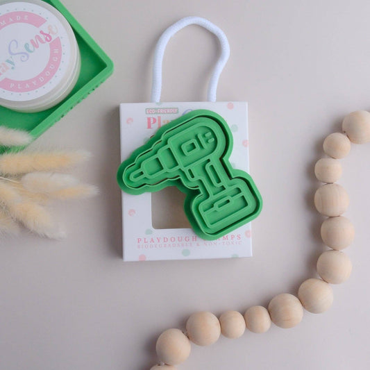 PLAY SENSE | ECO PLAYDOUGH STAMP - TOOL DRILL by PLAY SENSE - The Playful Collective