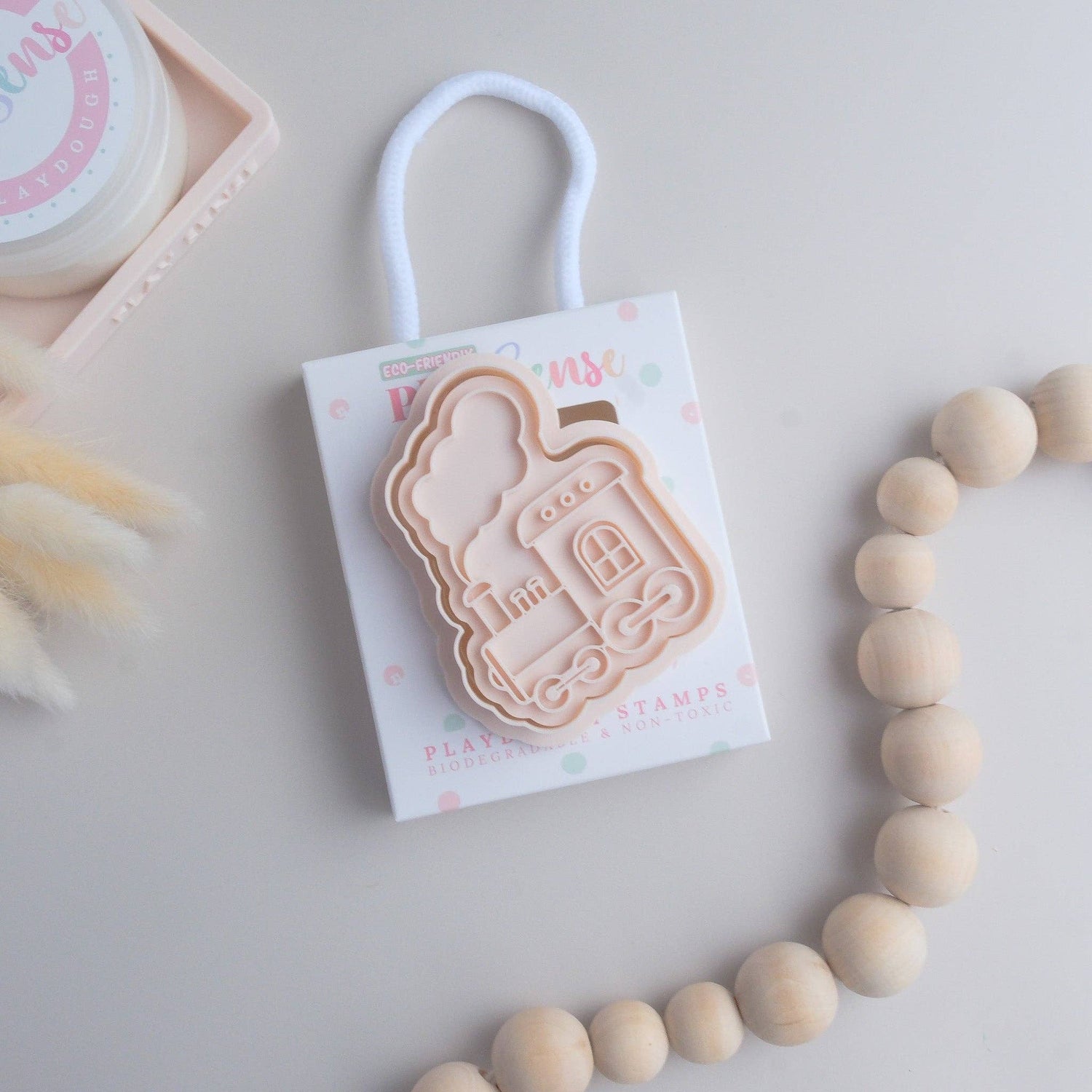 PLAY SENSE | ECO PLAYDOUGH STAMP - TRAIN by PLAY SENSE - The Playful Collective