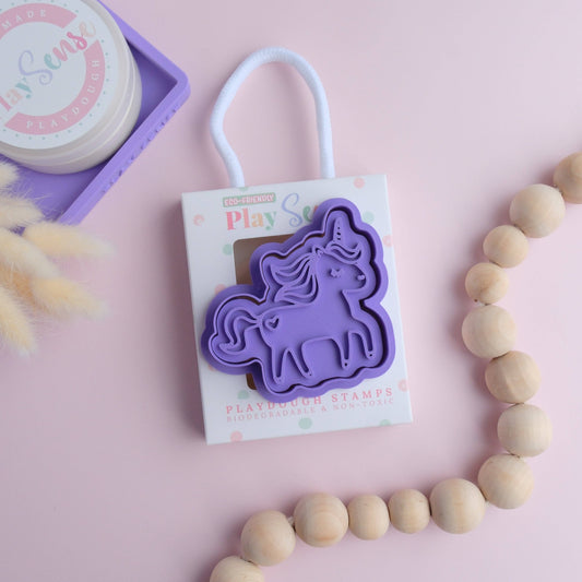PLAY SENSE | ECO PLAYDOUGH STAMP - UNICORN ONE by PLAY SENSE - The Playful Collective
