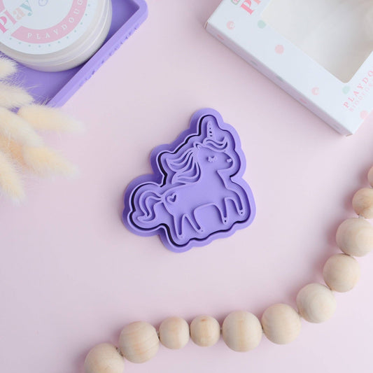 PLAY SENSE | ECO PLAYDOUGH STAMP - UNICORN ONE by PLAY SENSE - The Playful Collective