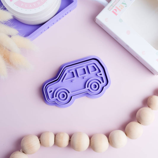 PLAY SENSE | ECO PLAYDOUGH STAMP - VEHICLE FOUR by PLAY SENSE - The Playful Collective