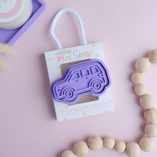 PLAY SENSE | ECO PLAYDOUGH STAMP - VEHICLE FOUR by PLAY SENSE - The Playful Collective