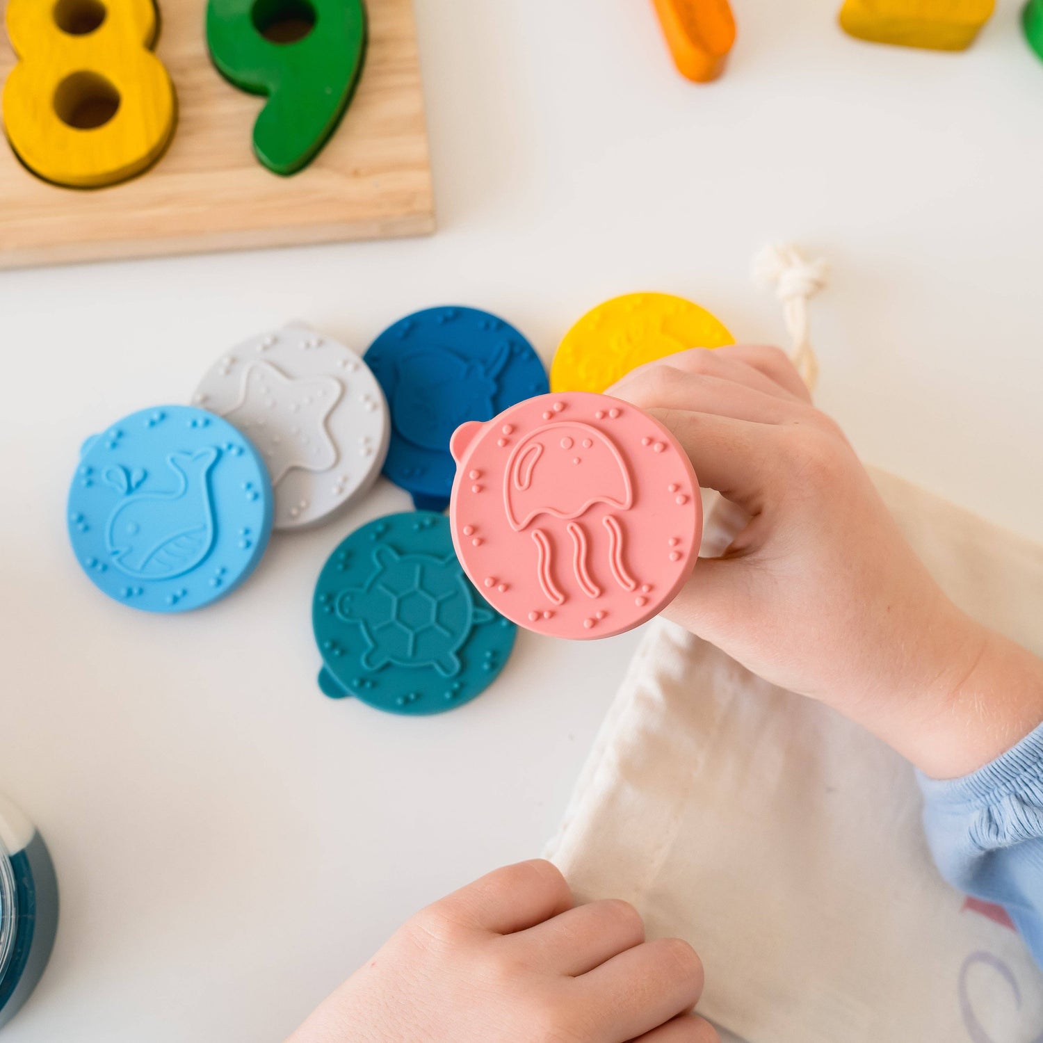 PLAY SENSE | ECO PLAYDOUGH STAMPS - UNDER THE SEA by PLAY SENSE - The Playful Collective