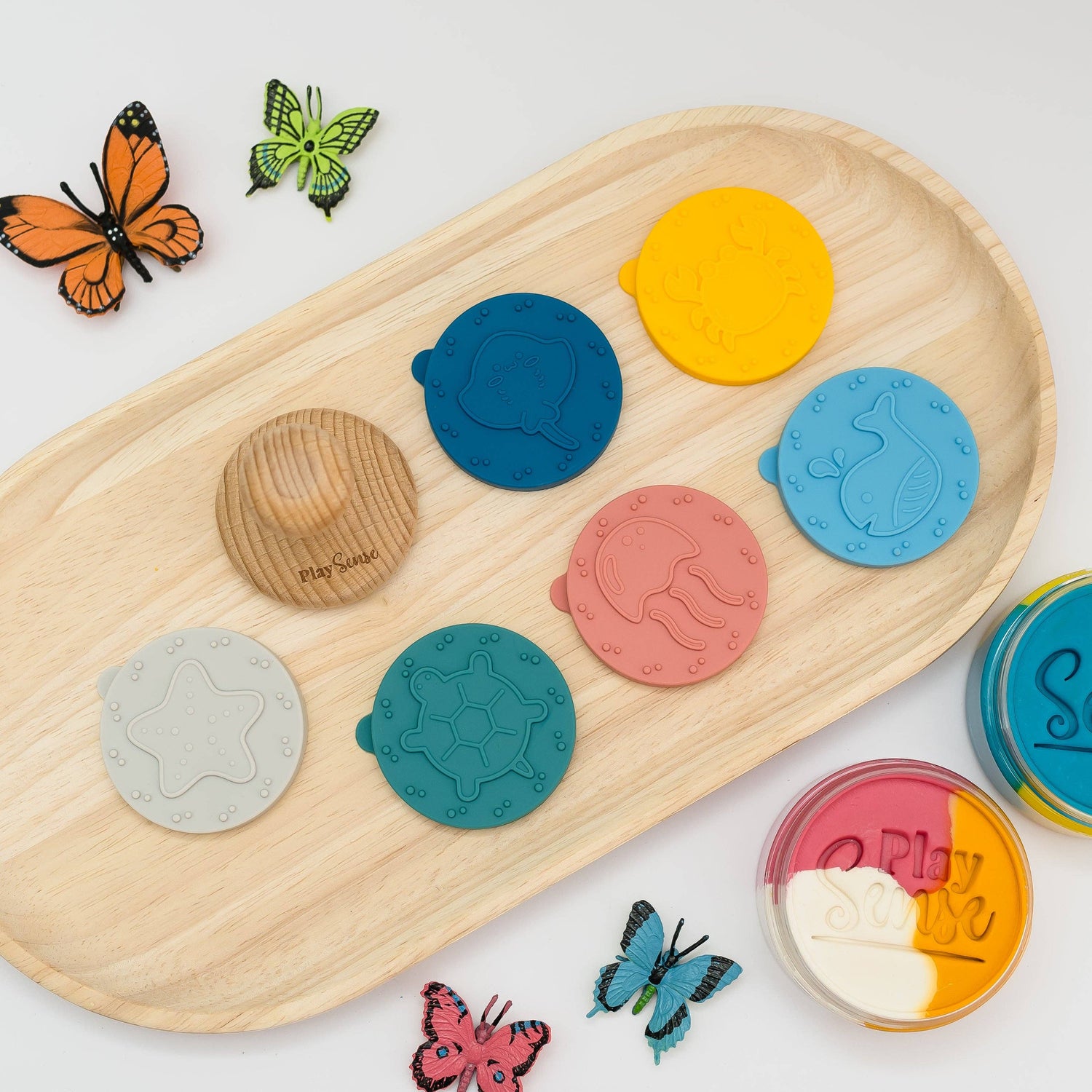 PLAY SENSE | ECO PLAYDOUGH STAMPS - UNDER THE SEA by PLAY SENSE - The Playful Collective
