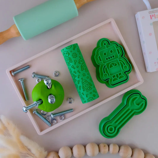 PLAY SENSE | ECO TEXTURED ROLLER - ROBOT by PLAY SENSE - The Playful Collective