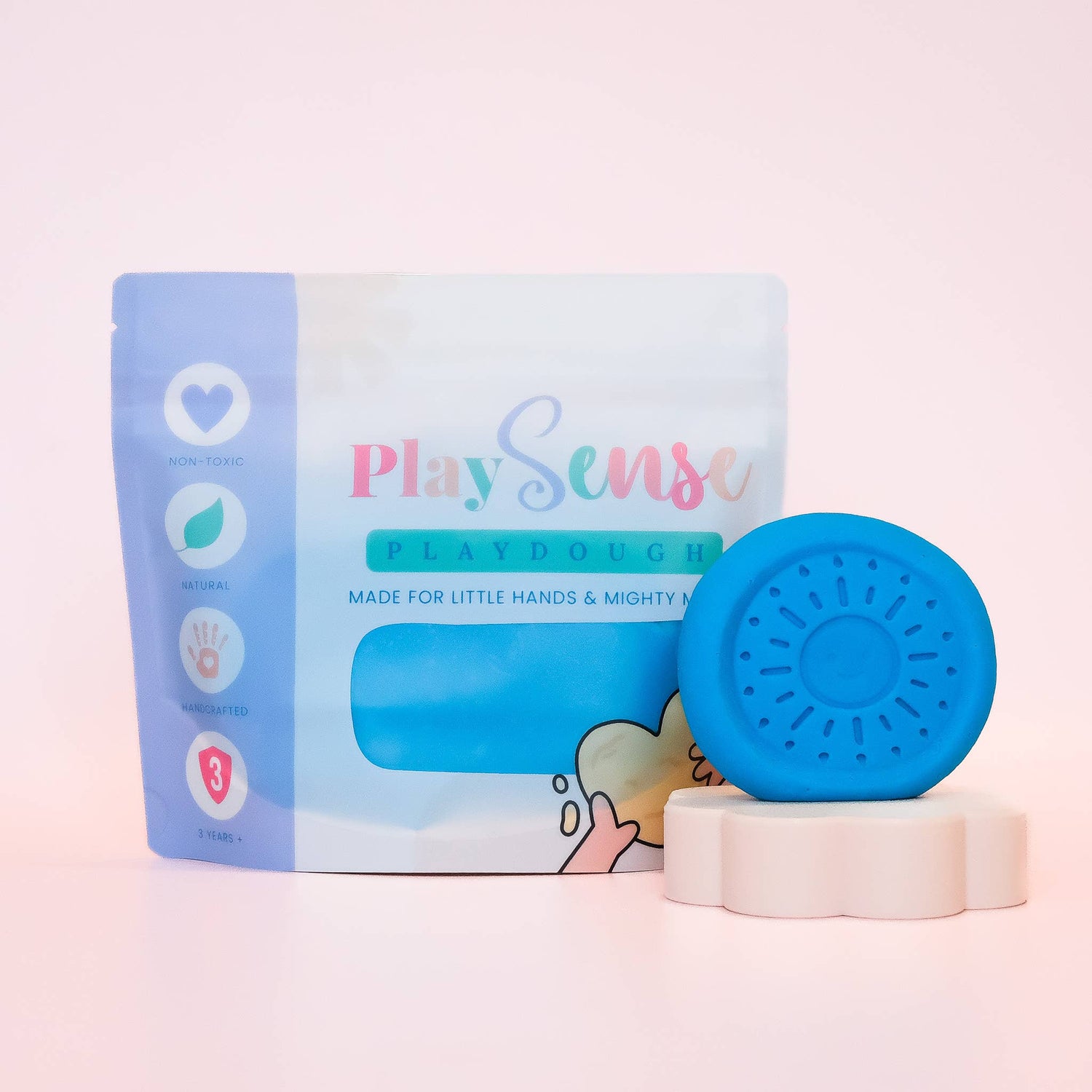 PLAY SENSE | PLAYDOUGH - BRIGHT BLUE (BLUE SLUSHIE SCENTED) 200G PACK by PLAY SENSE - The Playful Collective