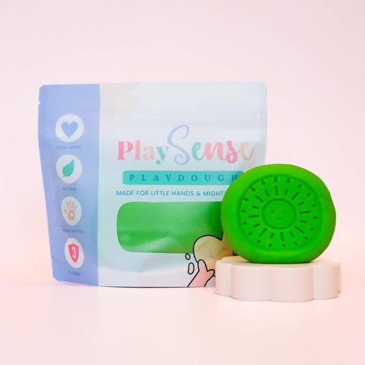 PLAY SENSE | PLAYDOUGH - BRIGHT GREEN (PEAR SCENTED) 200G PACK by PLAY SENSE - The Playful Collective