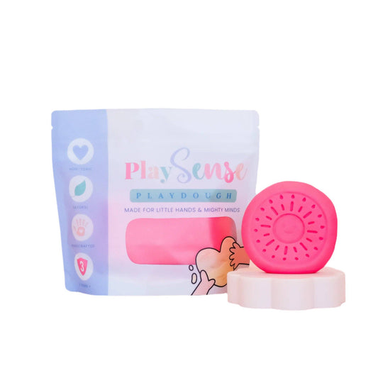 PLAY SENSE | PLAYDOUGH - BRIGHT PINK (RASPBERRY CANDY SCENTED) 200G PACK by PLAY SENSE - The Playful Collective