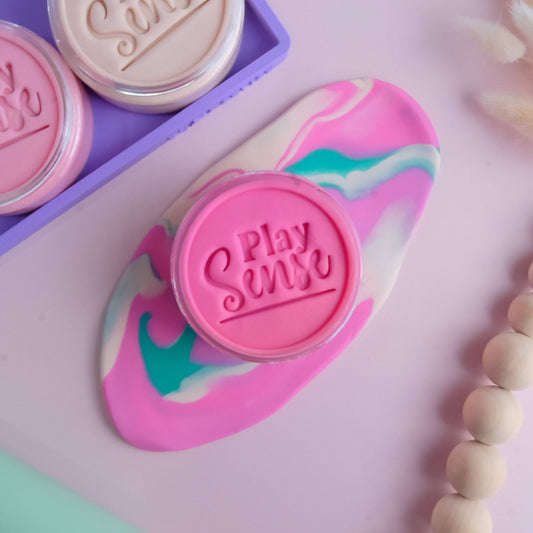 PLAY SENSE | PLAYDOUGH - BRIGHT PINK (RASPBERRY CANDY SCENTED) by PLAY SENSE - The Playful Collective