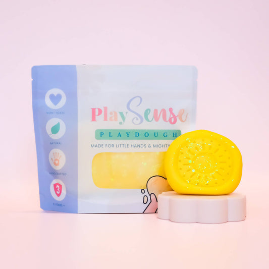 PLAY SENSE | PLAYDOUGH - BRIGHT YELLOW (PINEAPPLE SCENTED) 200G PACK by PLAY SENSE - The Playful Collective