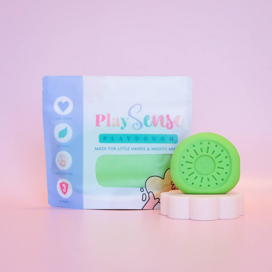 PLAY SENSE | PLAYDOUGH - PASTEL GREEN (FRESH CUCUMBER SCENTED) 200G PACK by PLAY SENSE - The Playful Collective