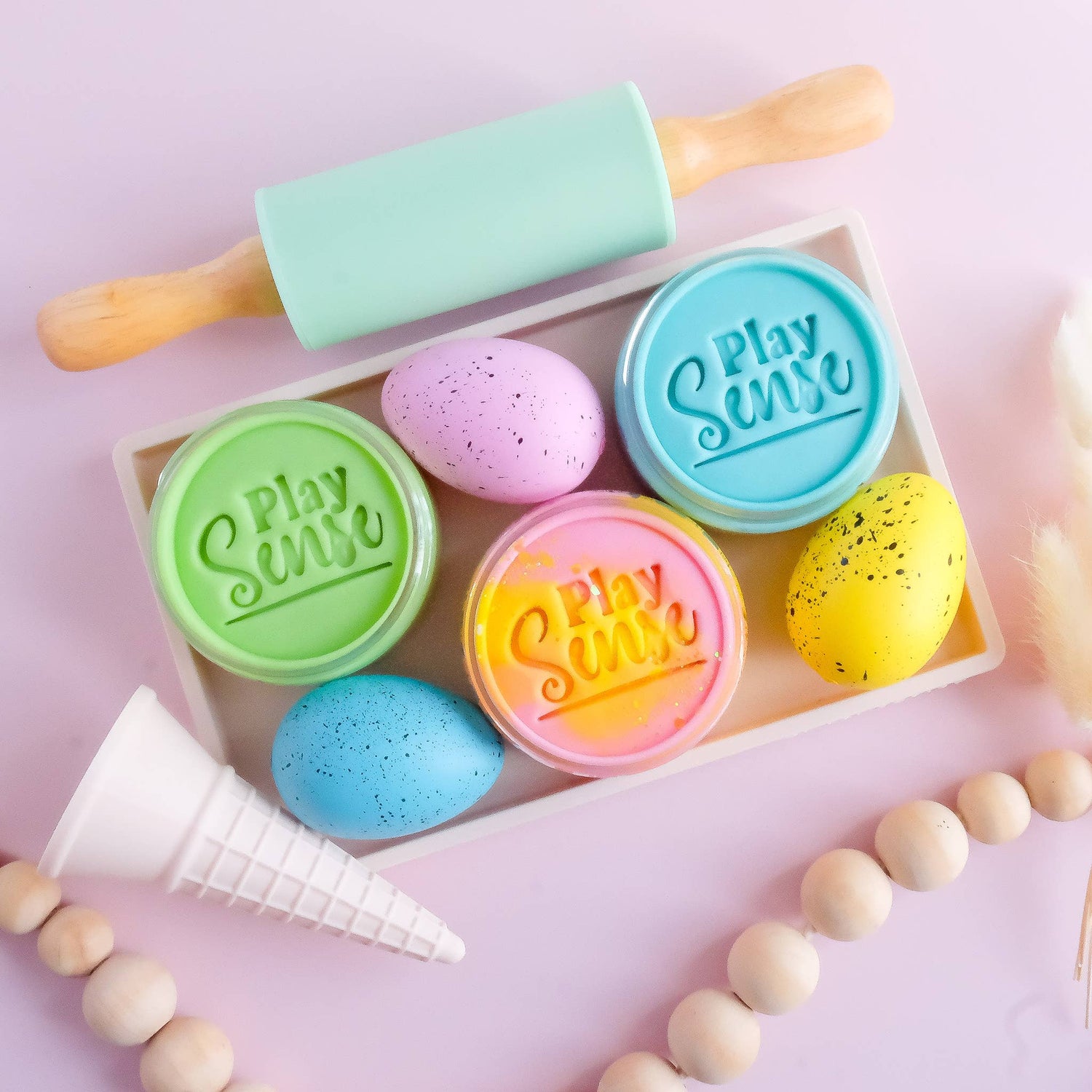 PLAY SENSE | PLAYDOUGH - PASTEL GREEN (FRESH CUCUMBER SCENTED) by PLAY SENSE - The Playful Collective