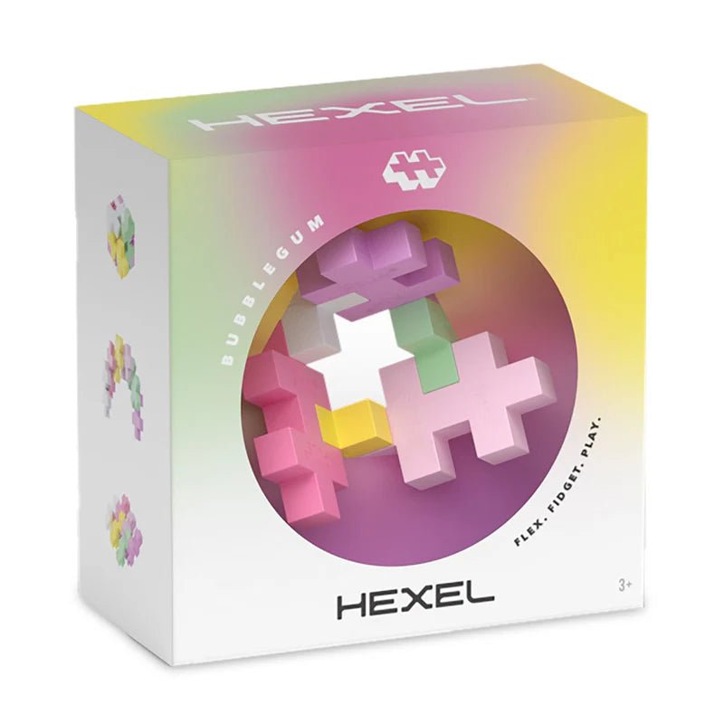 PLUS-PLUS | HEXEL FIDGET TOY - BUBBLEGUM *PRE-ORDER* by PLUS-PLUS - The Playful Collective