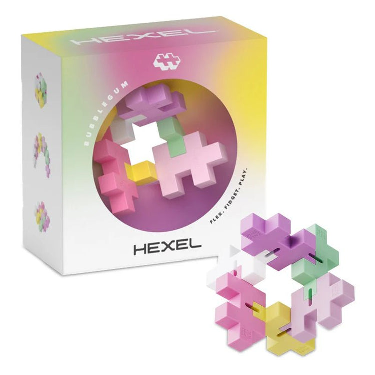 PLUS-PLUS | HEXEL FIDGET TOY - BUBBLEGUM *PRE-ORDER* by PLUS-PLUS - The Playful Collective