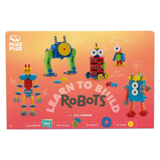 PLUS-PLUS | LEARN TO BUILD - ROBOTS *PRE-ORDER* by PLUS-PLUS - The Playful Collective