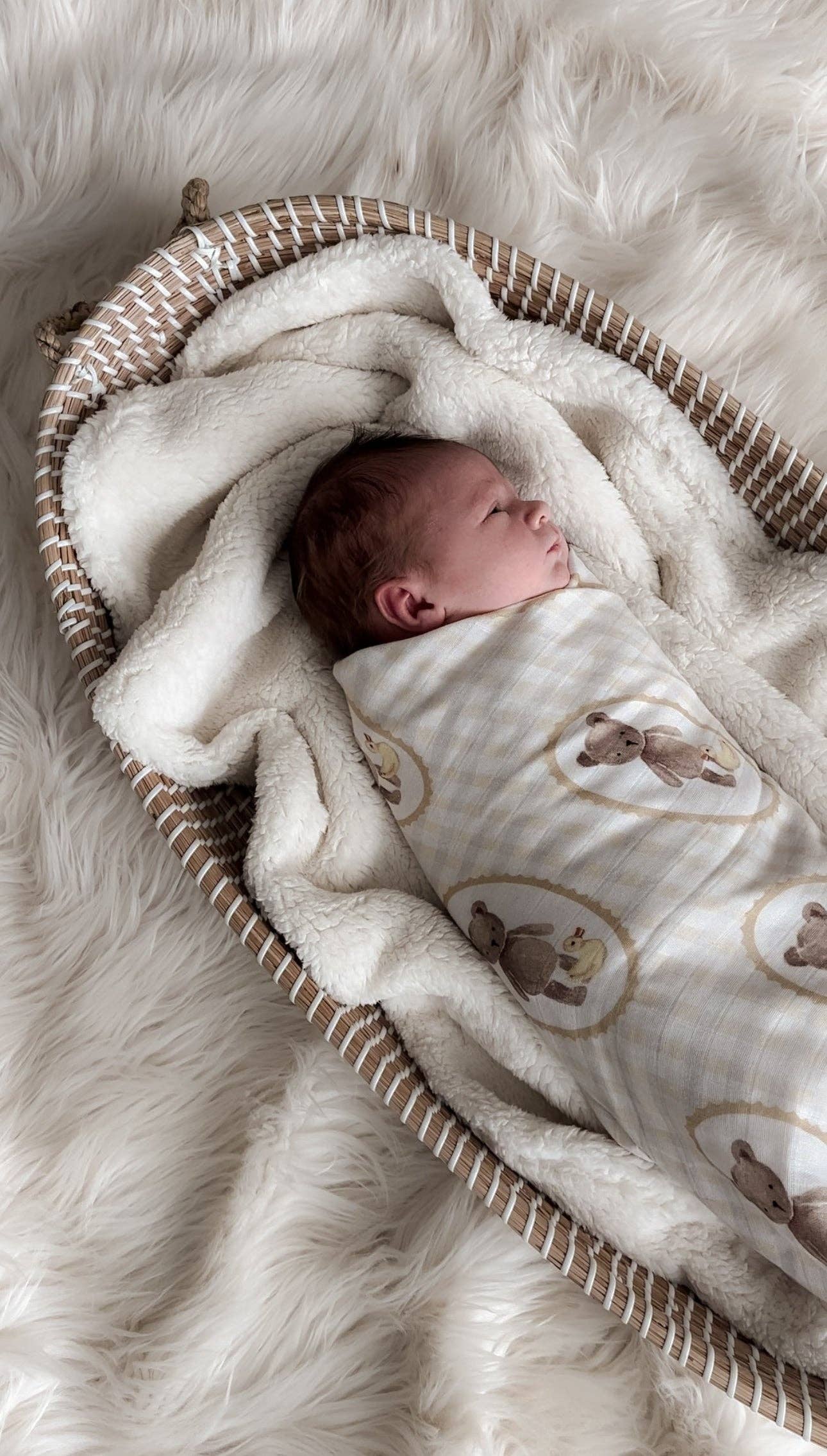POP YA TOT | TED & DUCK SWADDLE WRAP by POP YA TOT - The Playful Collective