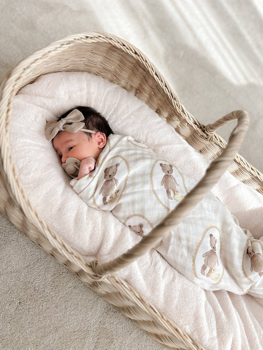 POP YA TOT | TED & DUCK SWADDLE WRAP by POP YA TOT - The Playful Collective