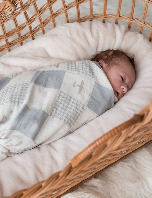 POP YA TOT | WRIGHT FLYER SWADDLE WRAP by POP YA TOT - The Playful Collective