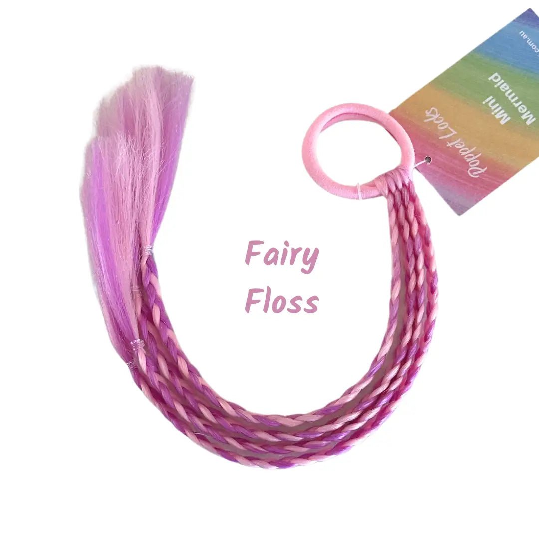 POPPET LOCKS | 12" MINI MERMAID PONYTAIL - FAIRY FLOSS by POPPET LOCKS - The Playful Collective
