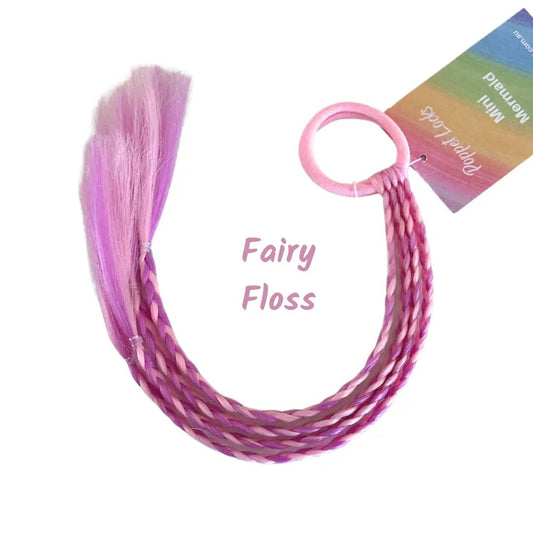 POPPET LOCKS | 12" MINI MERMAID PONYTAIL - FAIRY FLOSS by POPPET LOCKS - The Playful Collective