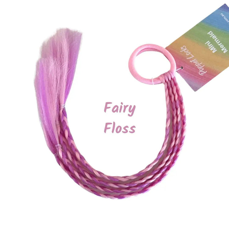 POPPET LOCKS | 12" MINI MERMAID PONYTAIL - FAIRY FLOSS by POPPET LOCKS - The Playful Collective