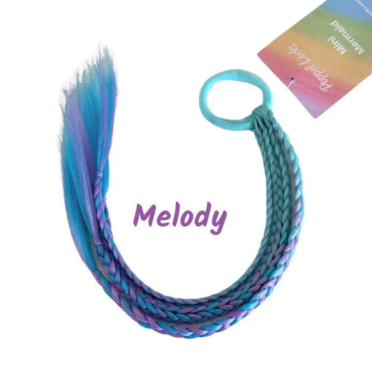 POPPET LOCKS | 12" MINI MERMAID PONYTAIL - MELODY by POPPET LOCKS - The Playful Collective