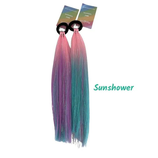 POPPET LOCKS | 12" MINI UNICORN PONYTAIL - DOUBLE SIDED SUNSHOWER by POPPET LOCKS - The Playful Collective