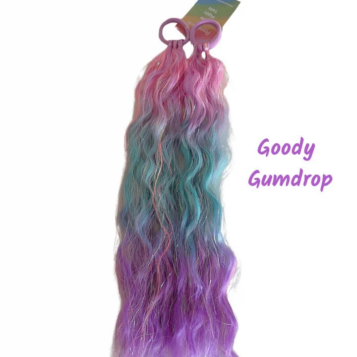 POPPET LOCKS | 14" LITTLE MERMAID WAVES PONYTAIL - GOODIE GUMDROP *PRE - ORDER* by POPPET LOCKS - The Playful Collective