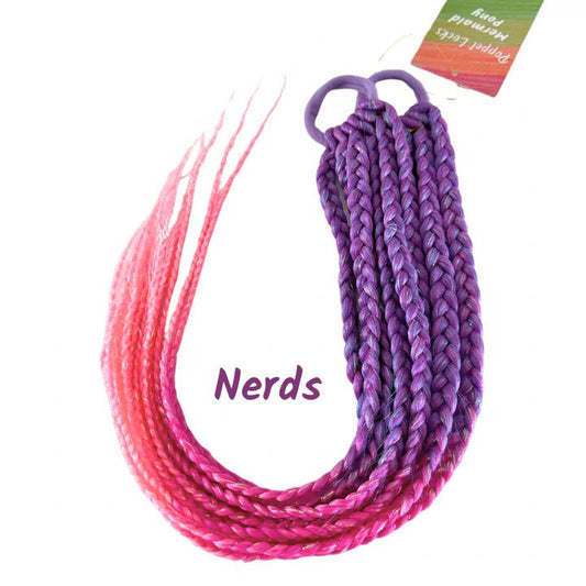 POPPET LOCKS | 16" LITTLE PIGGY TAILS (PLAITS) - NERDS *PRE - ORDER* by POPPET LOCKS - The Playful Collective