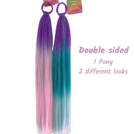 POPPET LOCKS | 16" LITTLE UNICORN PONY - DOUBLE SIDED FAIRY FLOSS/GOODIE GUMDROP *PRE - ORDER* by POPPET LOCKS - The Playful Collective