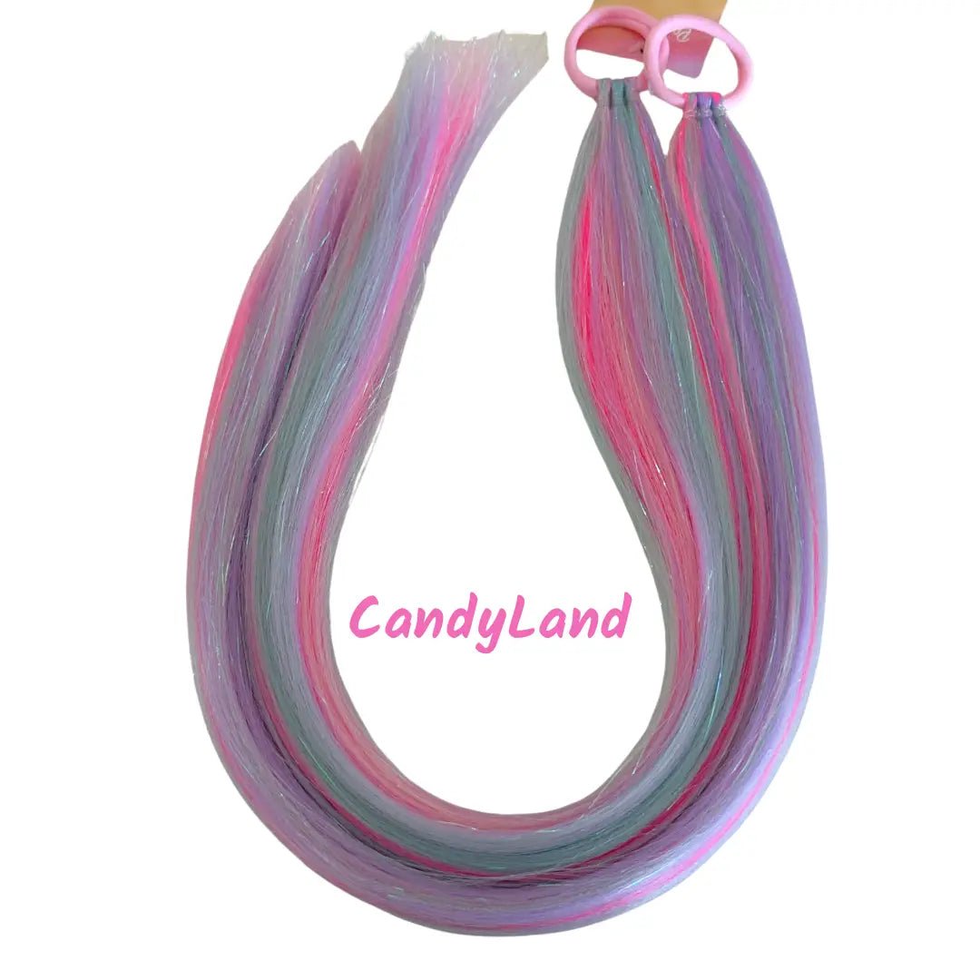 POPPET LOCKS | 26" UNICORN PIGGY TAILS - CANDYLAND 2.0 by POPPET LOCKS - The Playful Collective
