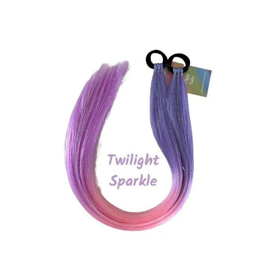 POPPET LOCKS | 26" UNICORN PIGGY TAILS - TWILIGHT SPARKLE by POPPET LOCKS - The Playful Collective