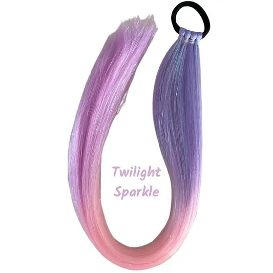 POPPET LOCKS | 26" UNICORN PONYTAIL - TWILIGHT SPARKLE by POPPET LOCKS - The Playful Collective