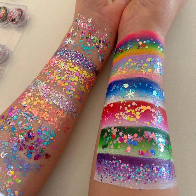 POPPET LOCKS | FAVES GLITTER / BALM WAX SET - PACK OF 12 COLOURS by POPPET LOCKS - The Playful Collective